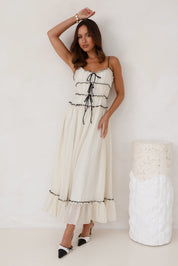 Caprice Frill Midi Cami Dress