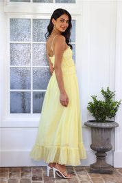 Caprice Frill Midi Cami Dress