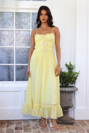 Caprice Frill Midi Cami Dress
