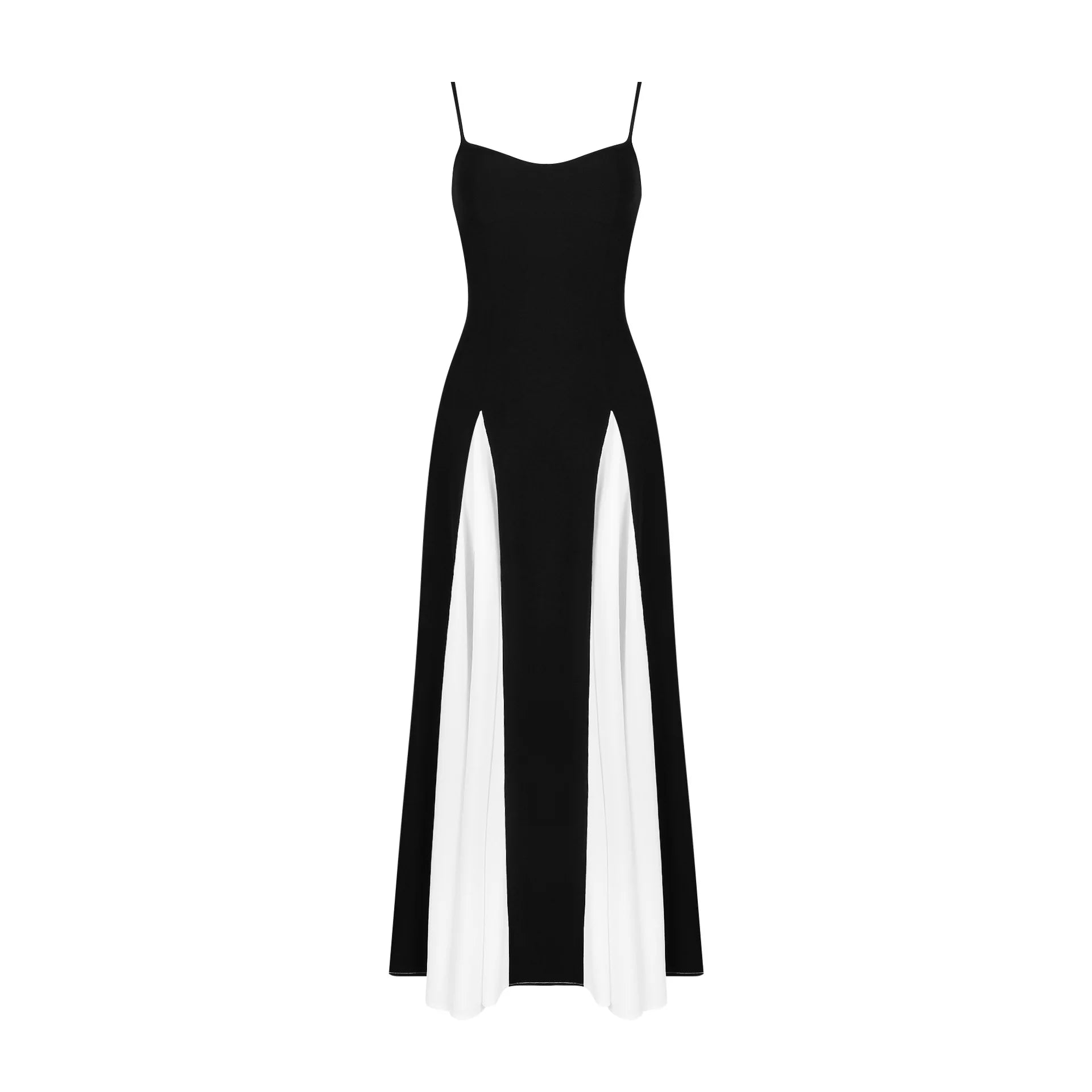 Noir Elegance Maxi Dress