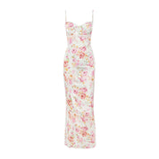 Agness Floral Maxi Bodycon Dress