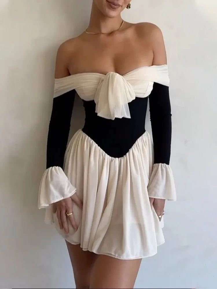 Aurora Off-Shoulder Mini Dress