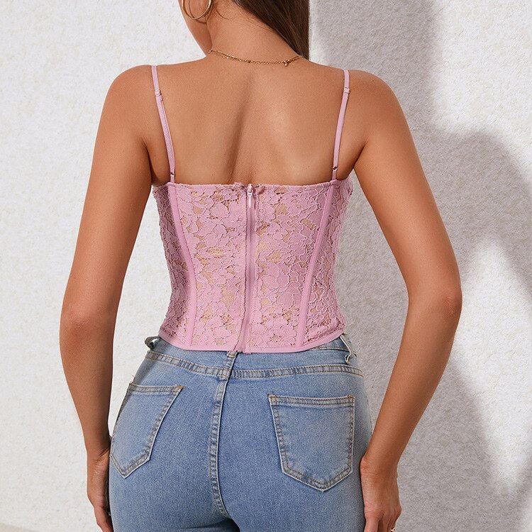 Megan Lace Corset Top