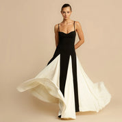 Noir Elegance Maxi Dress