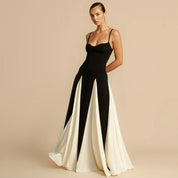 Noir Elegance Maxi Dress