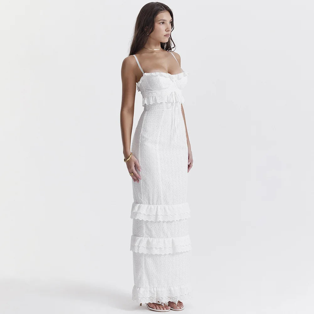 Seraphina Embroidered Maxi Dress