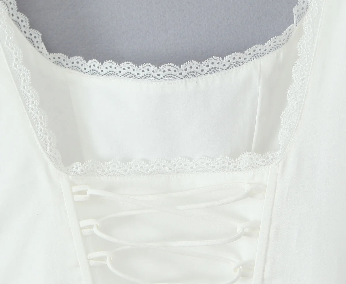 Florianne Lace Corset Midi Dress