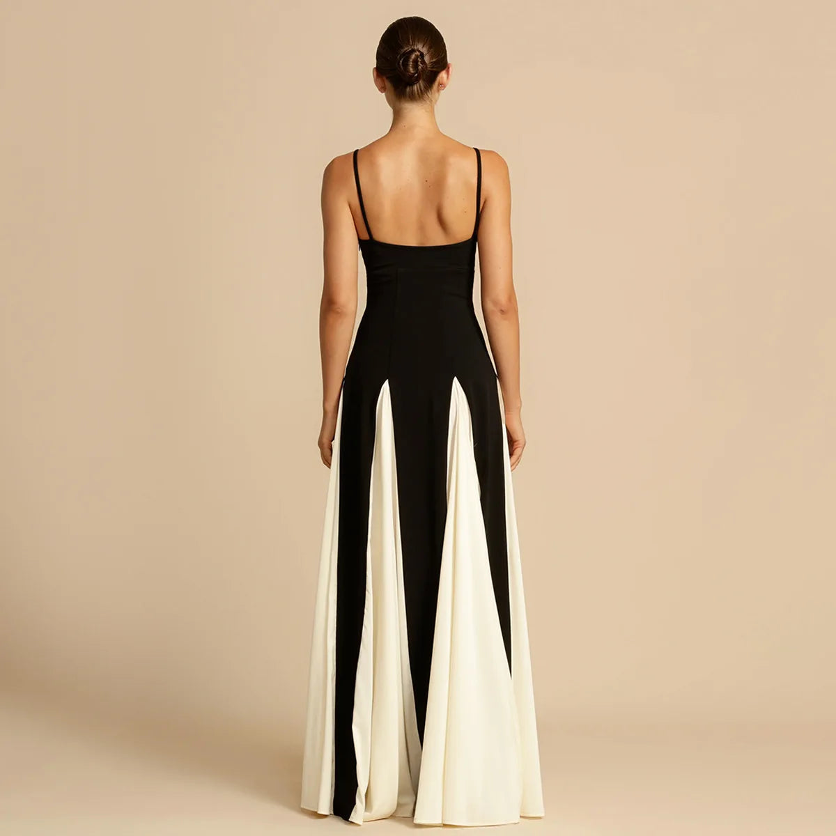 Noir Elegance Maxi Dress