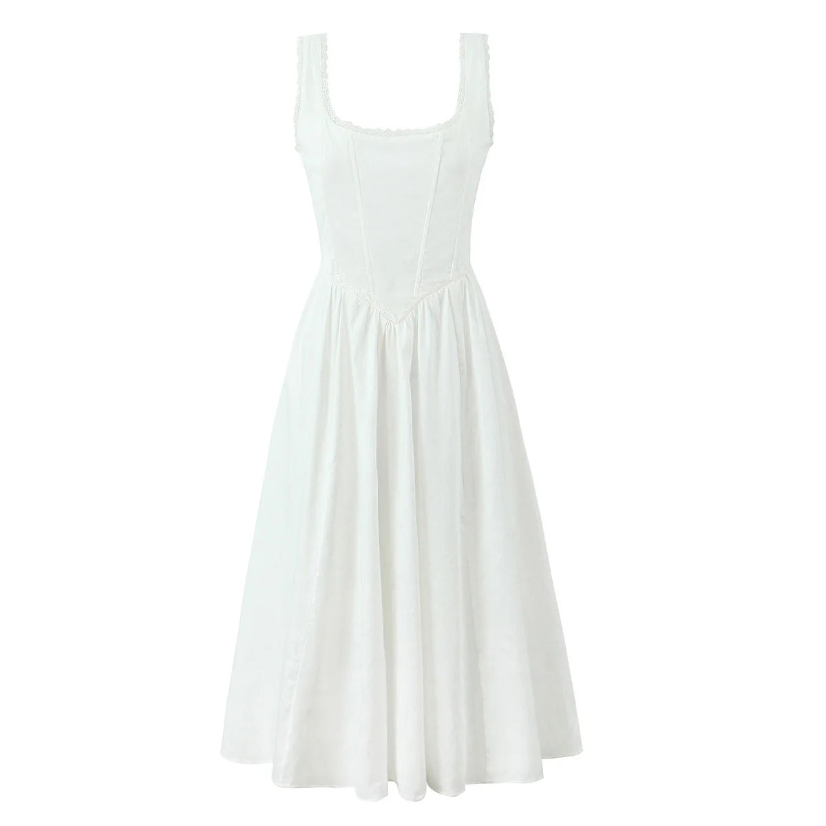 Florianne Lace Corset Midi Dress