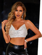 Luna Sparkly Crop Top