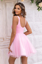 Bella Classy Pink Mini Dress